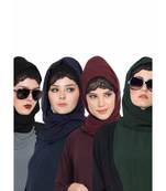Set Of Four Stole Hijabs In Soft And Super Fine Georgette