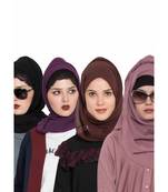 Set Of Four Stole Hijabs In Soft And Super Fine Georgette