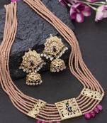 Pink pearls jewellery-combo