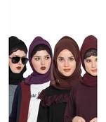 Set Of Four Stole Hijabs In Soft And Super Fine Georgette