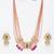 Pink pearls jewellery-combo