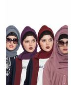 Set Of Four Stole Hijabs In Soft And Super Fine Georgette