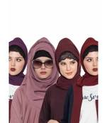 Set Of Four Stole Hijabs In Soft And Super Fine Georgette