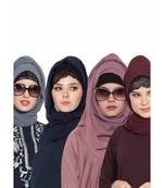 Set Of Four Stole Hijabs In Soft And Super Fine Georgette