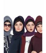 Set Of Four Stole Hijabs In Soft And Super Fine Georgette