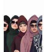 Set Of Five Stole Hijabs In Soft And Super Fine Georgette