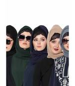 Set Of Five Stole Hijabs In Soft And Super Fine Georgette