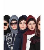 Set Of Five Stole Hijabs In Soft And Super Fine Georgette
