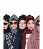 Set Of Five Stole Hijabs In Soft And Super Fine Georgette