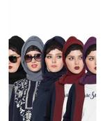 Set Of Five Stole Hijabs In Soft And Super Fine Georgette