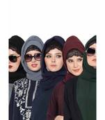 Set Of Five Stole Hijabs In Soft And Super Fine Georgette