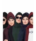 Set Of Five Stole Hijabs In Soft And Super Fine Georgette