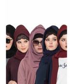 Set Of Five Stole Hijabs In Soft And Super Fine Georgette