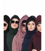 Set Of Five Stole Hijabs In Soft And Super Fine Georgette