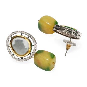 Yellow pearl necklace-sets 1