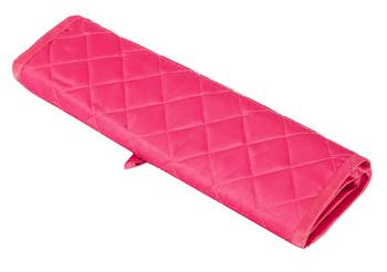 atorakushon Satin Fabric Cosmetic Makeup Pouch Payal Chain Wrist Watch Jewelry Organizer  Pack of 4 (Pink) 5