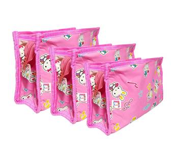 atorakushon   Imported Fabric Multipurpose Make Up Pouch Jewellery Cosmetic Organizer For Women Set of 3 (Multicolor) 1