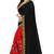 Black Embroidered Georgette Saree With Blouse