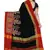 Black Embroidered Cotton Silk Saree With Blouse