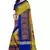 Yellow Embroidered Cotton Silk Saree With Blouse