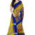 Yellow Embroidered Cotton Silk Saree With Blouse