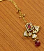 Red Ruby       Maang-Tikka