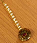 Red Ruby       Maang-Tikka