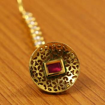Red Ruby       Maang-Tikka 2