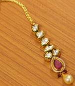 Red Ruby       Maang-Tikka