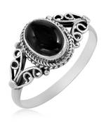 Black Onyx 925 Sterling Silver Rings