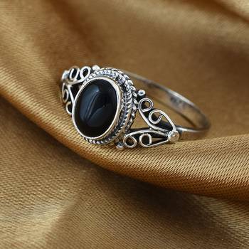 Black Onyx 925 Sterling Silver Rings 3