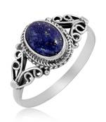 Blue Lapis Lazuli 925 Sterling Silver Rings