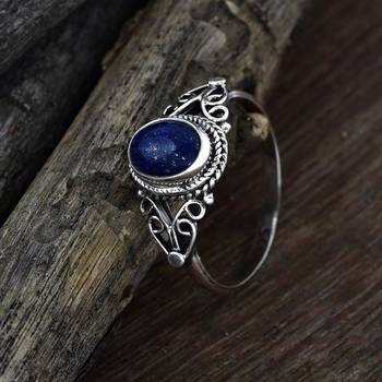 Blue Lapis Lazuli 925 Sterling Silver Rings 3