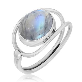 Multicolor Moonstone 925 Sterling Silver Rings 1