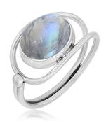 Multicolor Moonstone 925 Sterling Silver Rings