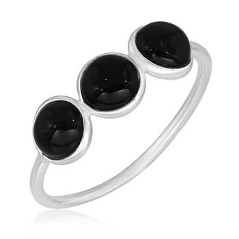 Black Onyx 925 Sterling Silver Rings 1