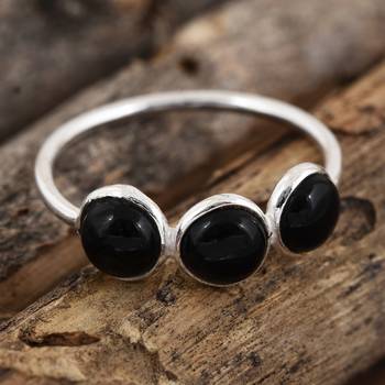Black Onyx 925 Sterling Silver Rings 2