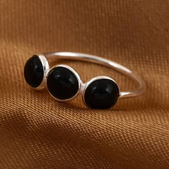 Black Onyx 925 Sterling Silver Rings 4