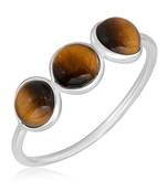 Multicolor Crystal 925 Sterling Silver Rings