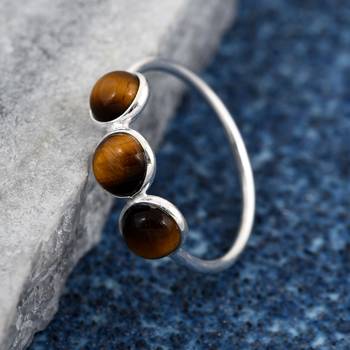 Multicolor Crystal 925 Sterling Silver Rings 2