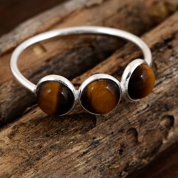 Multicolor Crystal 925 Sterling Silver Rings 3