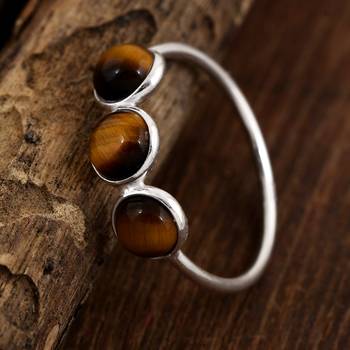 Multicolor Crystal 925 Sterling Silver Rings 4