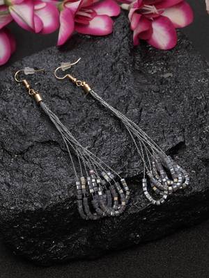 Grey crystal danglers-drops 2