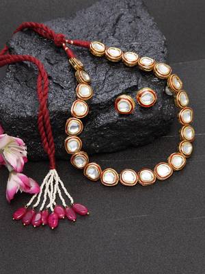 Red crystal necklace-sets 2