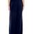 Blue plain polyester palazzo-pants