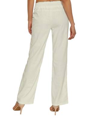 Off-white embroidered polyester trousers 2
