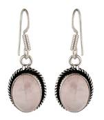 Pink quartz  earrings