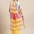 Kalasati Yellow Pure Linen Solid Bhagalpuri Saree