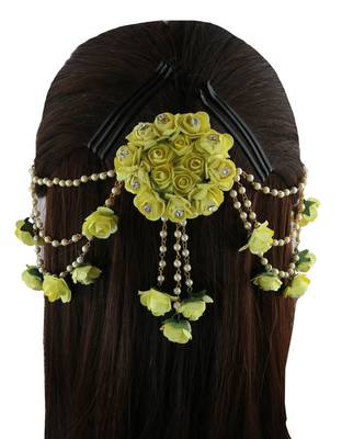 Yellow hair-accessories 1