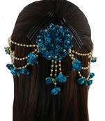 Blue hair-accessories